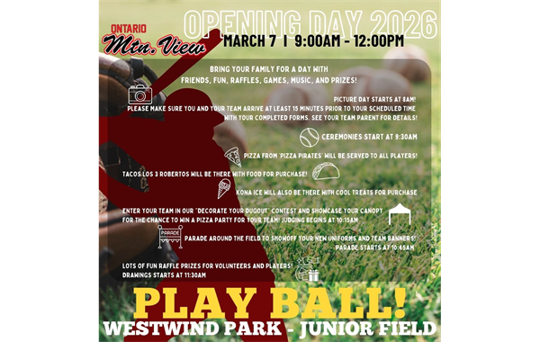 Opening Day - March 7th