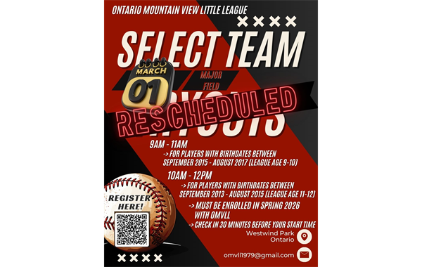 Select Team Tryouts - Register Now!